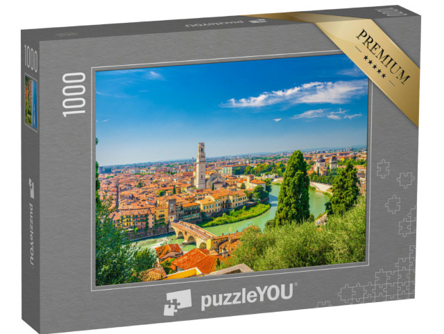 Puzzle 1000 pezzi „Centro storico di Verona, Italia“