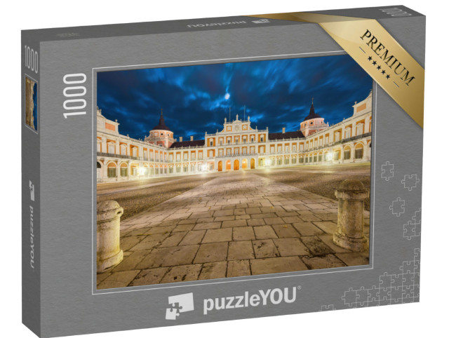 Puzzle 1000 pezzi „Palazzo Reale di Aranjuez di notte, Spagna“
