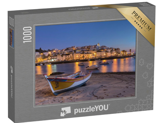 Puzzle 1000 pezzi „Tramonto nella baia di Ferragudo, Portimao“