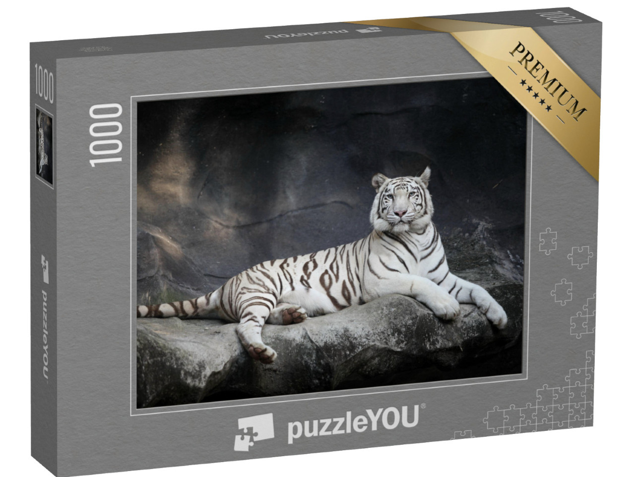 Puzzle 1000 pezzi „Tigre bianca“