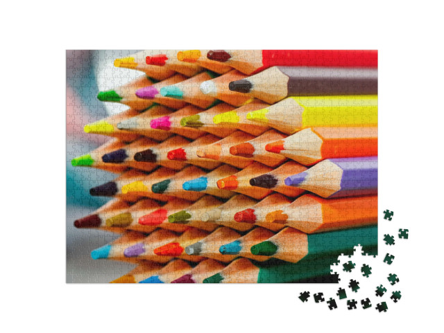 Puzzle 1000 pezzi „Matite colorate“