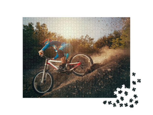 Puzzle 1000 pezzi „Mountain bike da discesa“