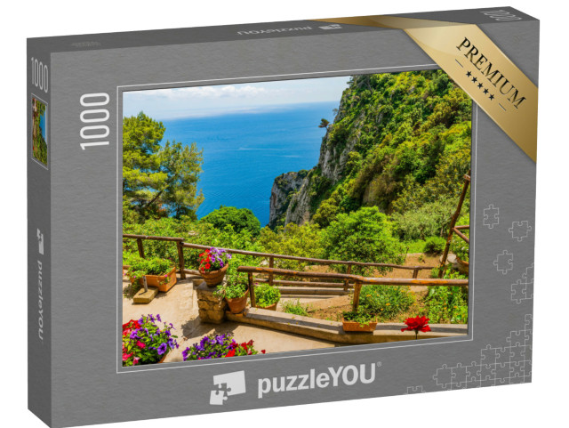 Puzzle 1000 pezzi „La meravigliosa isola di Capri, Italia“