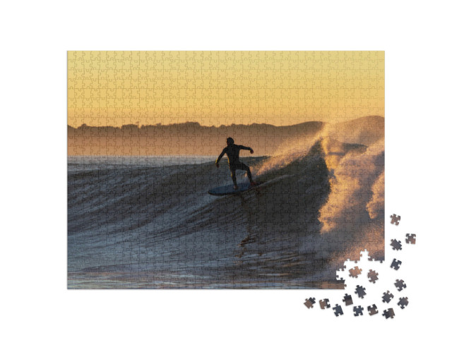Puzzle 1000 pezzi „Surf all'alba“