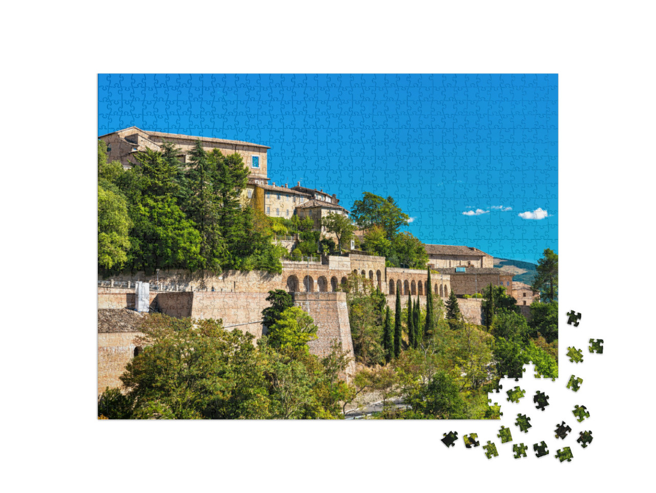 Puzzle 1000 pezzi „Dettagli di Urbino nelle Marche, Italia“