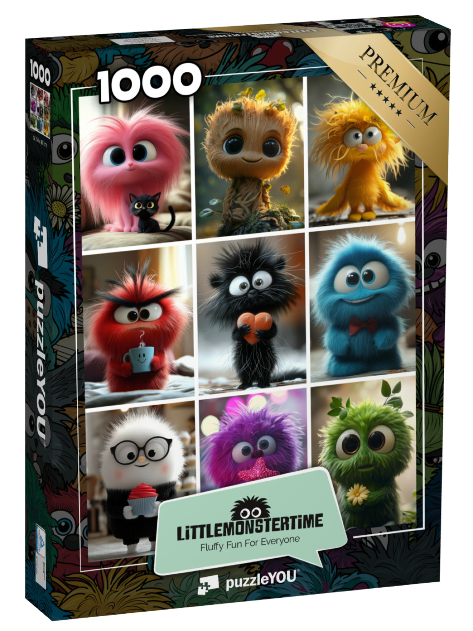 Puzzle 1000 pezzi „LITTLEMONSTERTIME: Collage II“