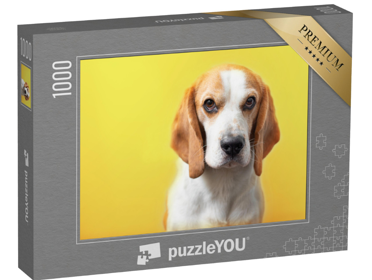 Puzzle 1000 pezzi „Ritratto di un beagle“