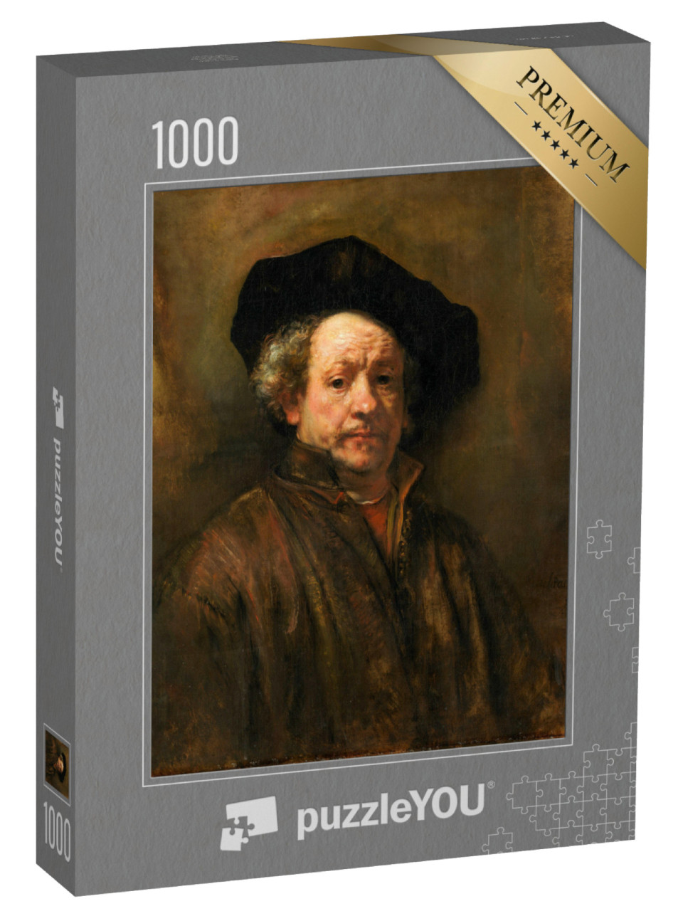 Puzzle 1000 pezzi „Rembrandt - Autoritratto“