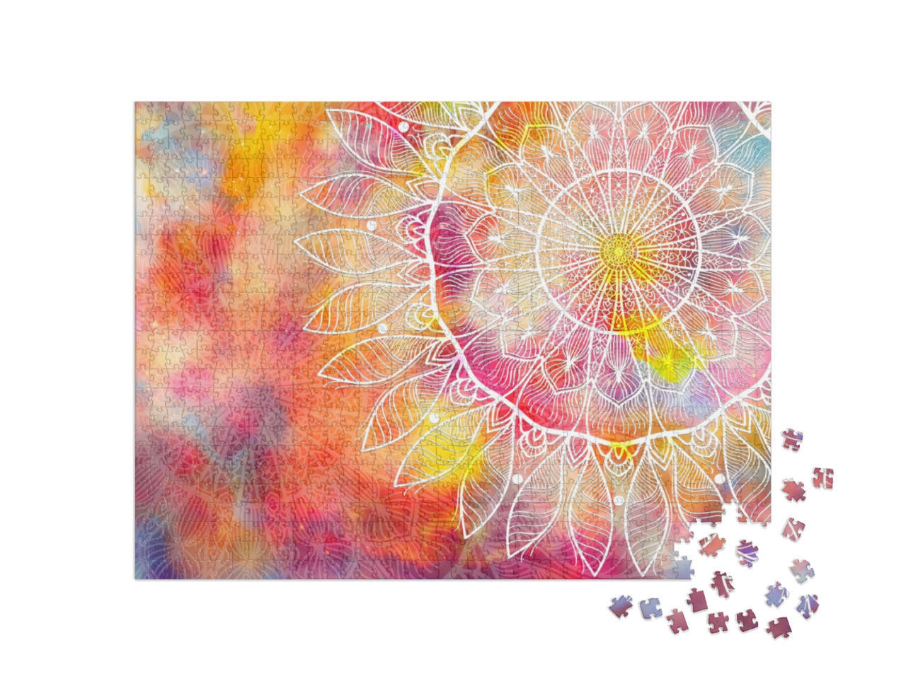 Puzzle 1000 pezzi „Mandala leggero come una piuma“