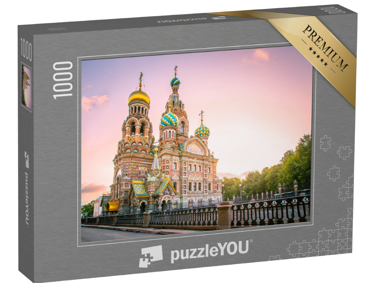 Puzzle 1000 pezzi „Cattedrale della Resurrezione di Cristo, San Pietroburgo, Russia“