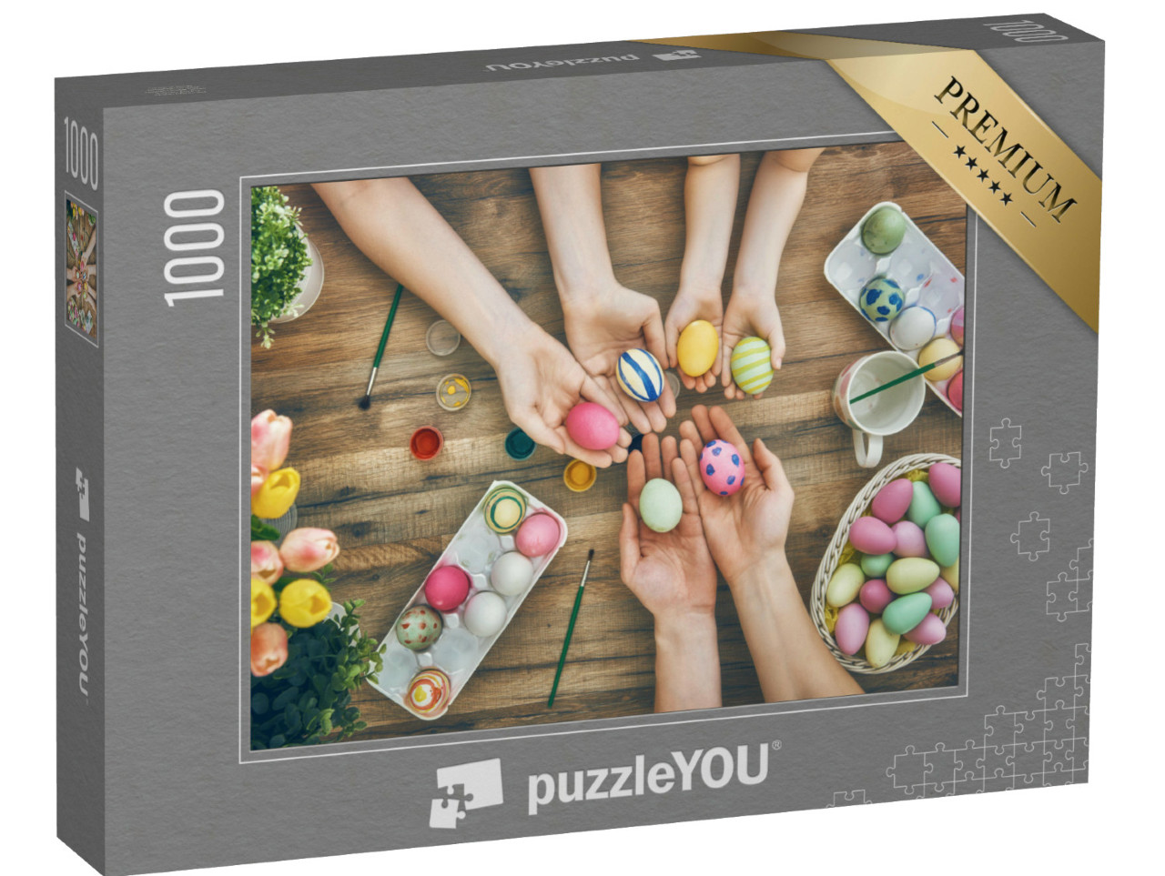 Puzzle 1000 pezzi „Uova di Pasqua autodipinte“