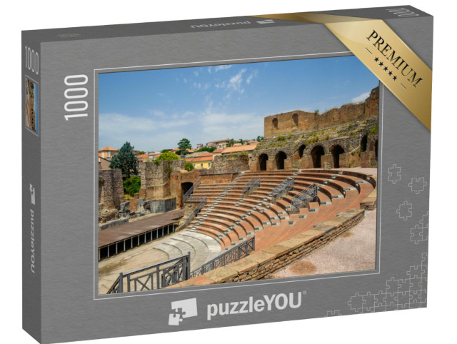 Puzzle 1000 pezzi „Il teatro romano di Benevento, costruito nel II secolo d.C., è un punto di riferimento unico e bellissimo“