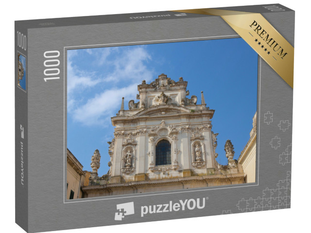 Puzzle 1000 pezzi „Chiesa del Carmine (in italiano: Chiesa del Carmine) a Lecce, Italia“