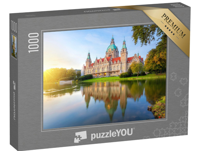 Puzzle 1000 pezzi „Hannover, Germania, Nuovo Municipio“