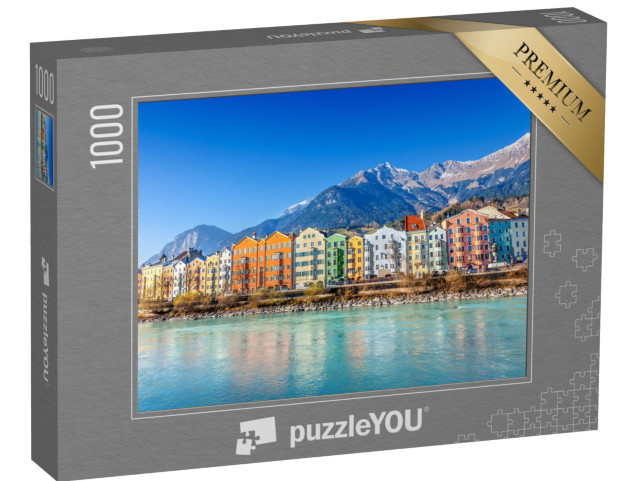 Puzzle 1000 pezzi „Paesaggio urbano di Innsbruck, Austria“