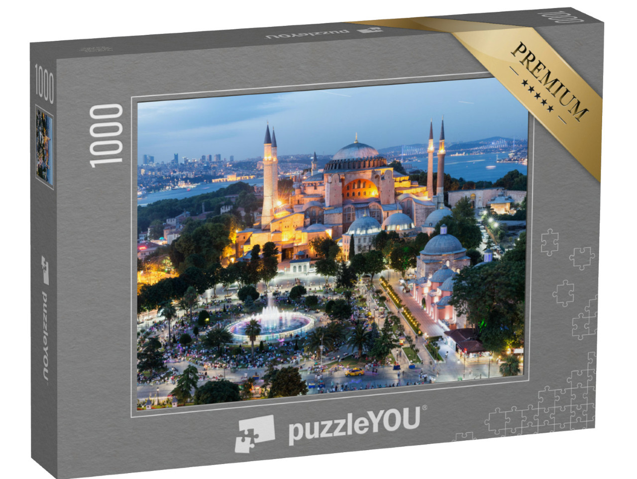 Puzzle 1000 pezzi „La splendida Basilica di Santa Sofia a Istanbul, Turchia“