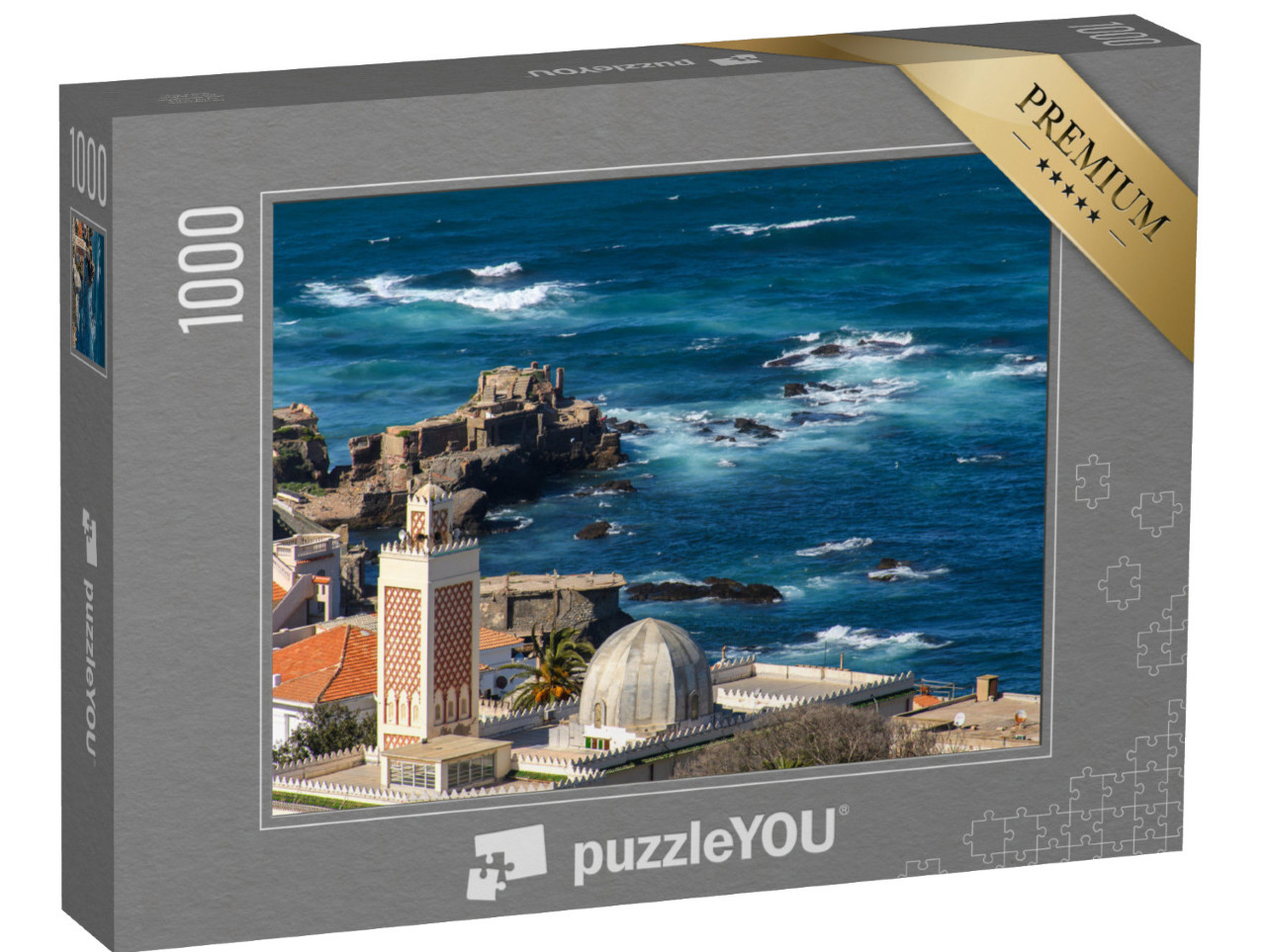 Puzzle 1000 pezzi „Algeri, capitale dell'Algeria sulla costa mediterranea“