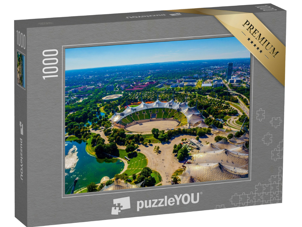 Puzzle 1000 pezzi „Stadio Olimpico di Monaco“