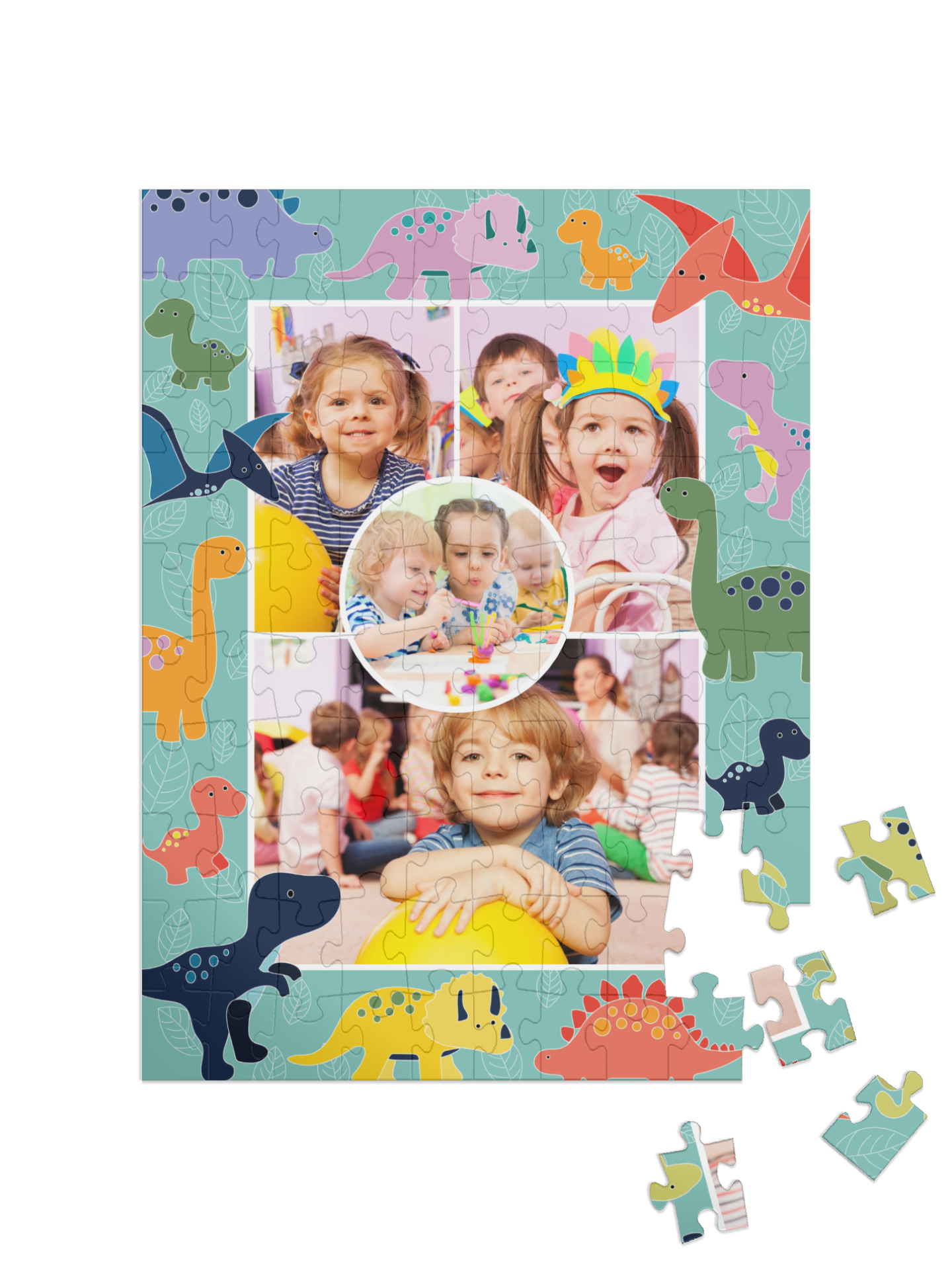 „gioco di colori" collage verticale