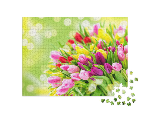 Puzzle 1000 pezzi „Bouquet di primavera“