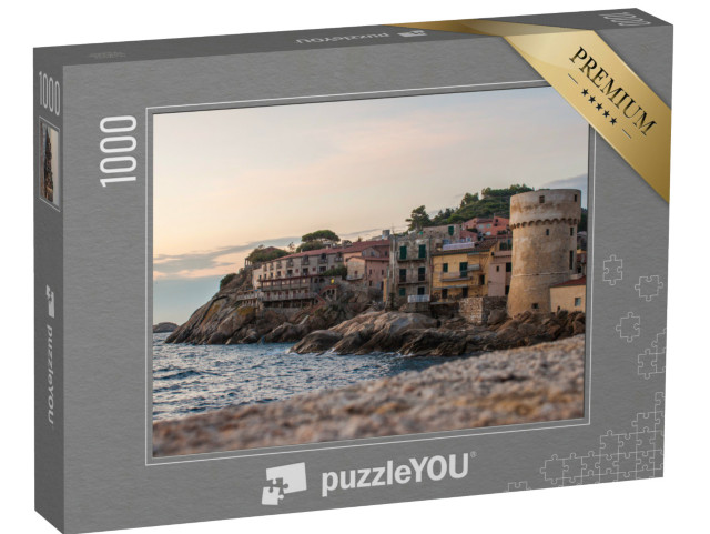 Puzzle 1000 pezzi „Case costiere all'Isola del Giglio“