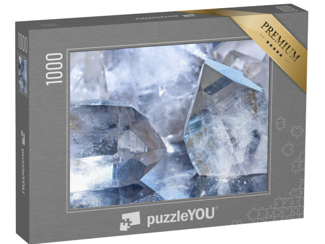 Puzzle 1000 pezzi „Cristalli di quarzo su base lucida“