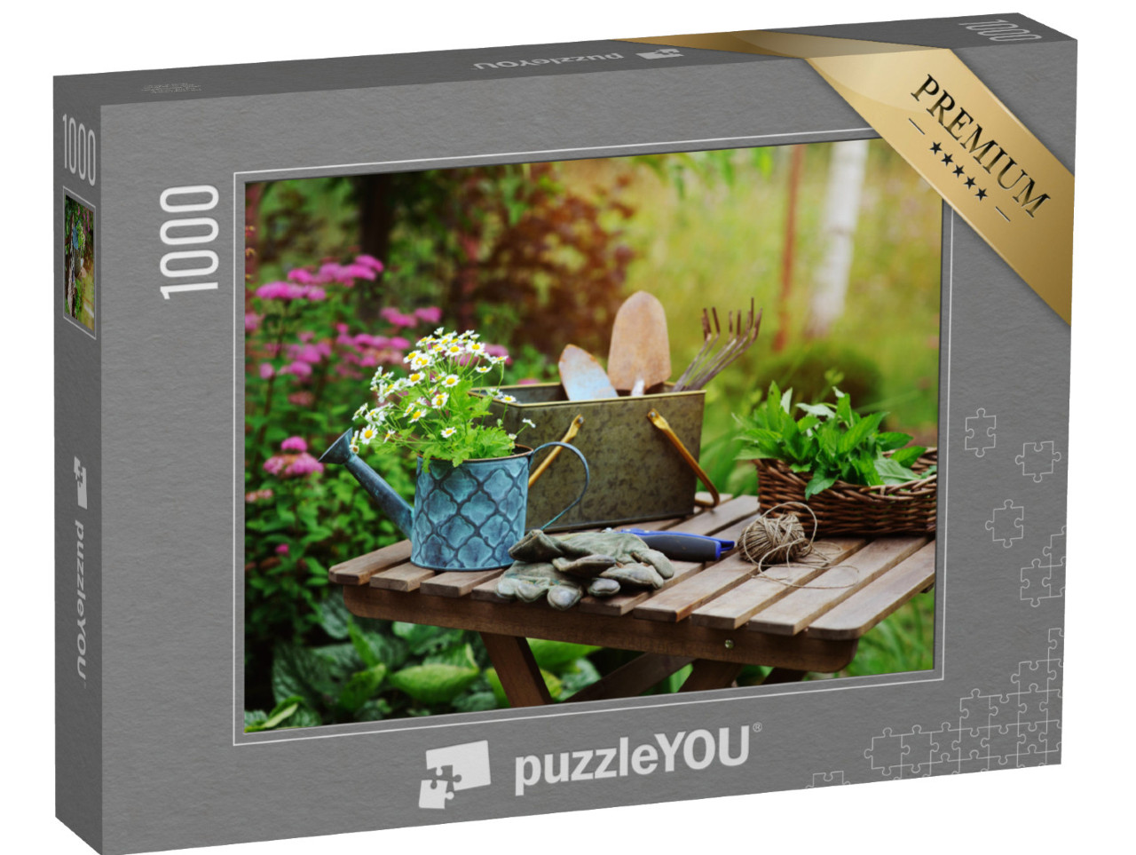 Puzzle 1000 pezzi „Giardinaggio in estate“