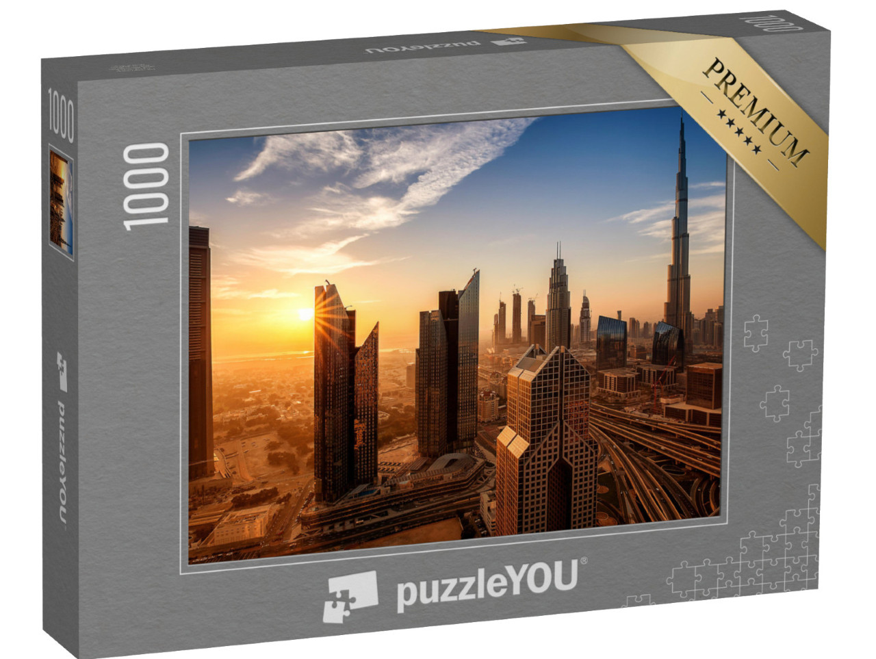 Puzzle 1000 pezzi „Dubai all'alba“