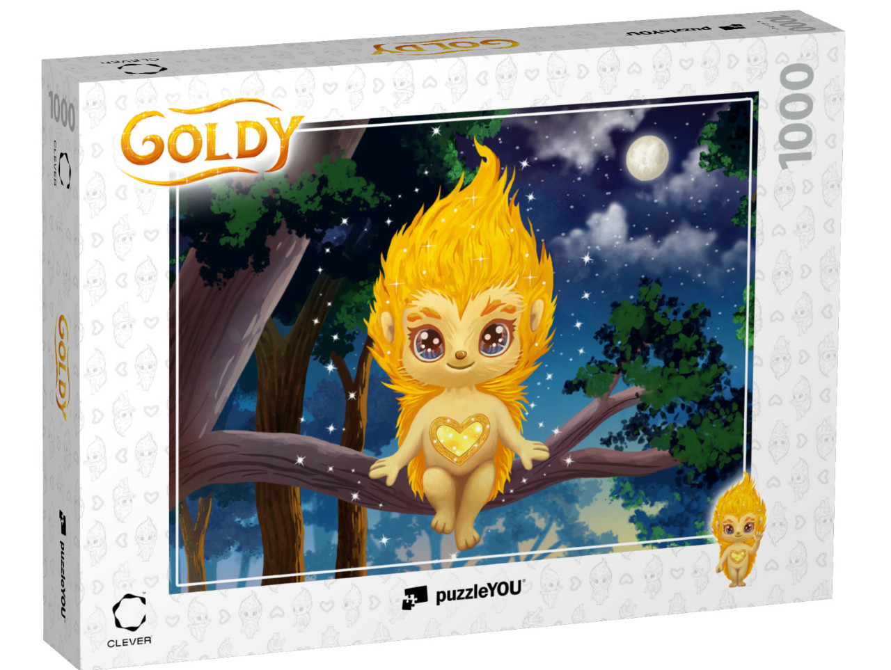 Puzzle 1000 pezzi „GOLDY: Al chiaro di luna“