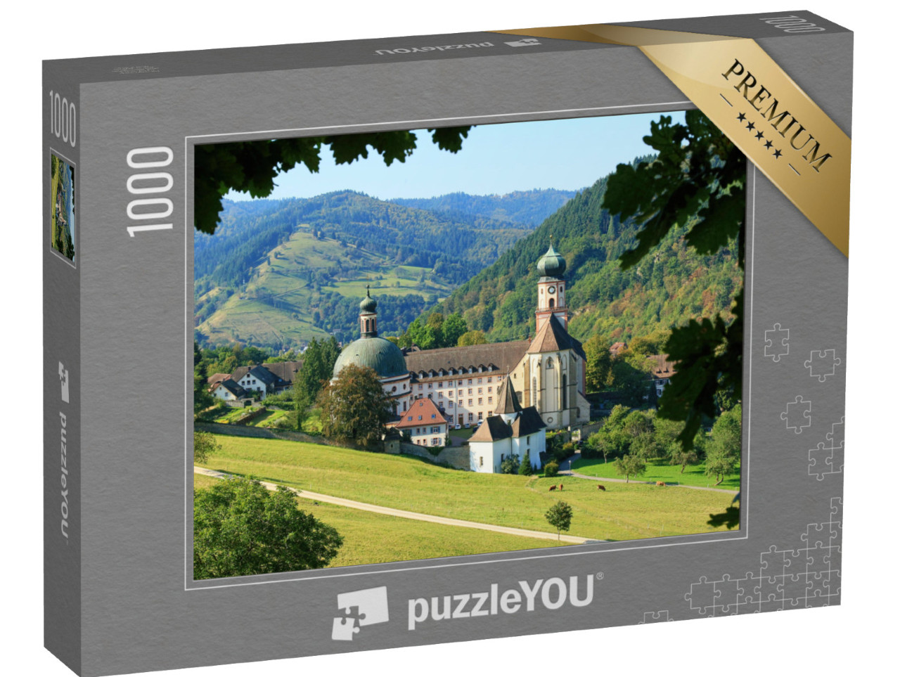 Puzzle 1000 pezzi „Foresta Nera in Germania: un paesaggio meraviglioso“