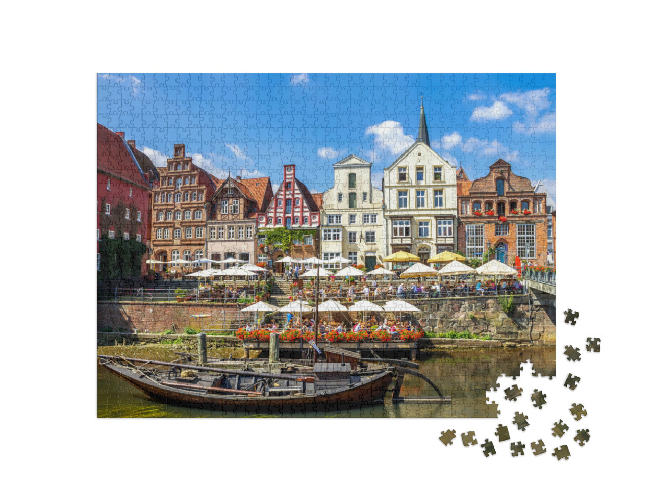 Puzzle 1000 pezzi „Stintmarkt, Lüneburg“