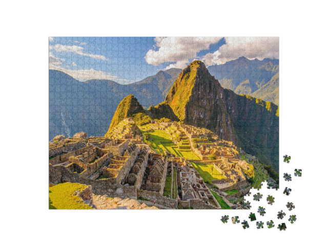 Puzzle 1000 pezzi „Perù, Sud America: Machu Picchu, patrimonio mondiale dell'UNESCO“