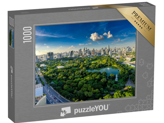 Puzzle 1000 pezzi „Tramonto su Bangkok, Thailandia“