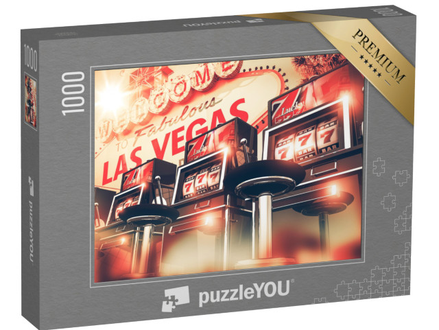 Puzzle 1000 pezzi „Banditi con un braccio solo a Las Vegas“