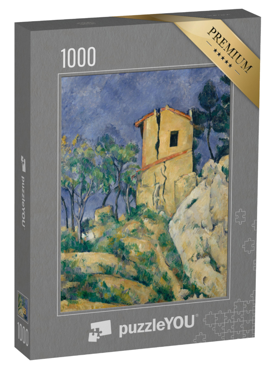 Puzzle 1000 pezzi „Paul Cézanne - La casa con le pareti screpolate“