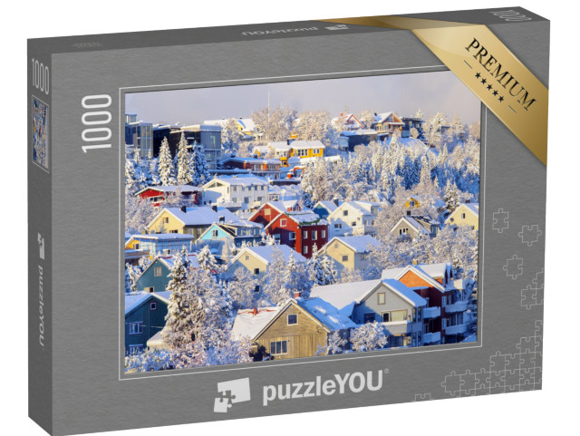 Puzzle 1000 pezzi „Tromso d'inverno, Norvegia“