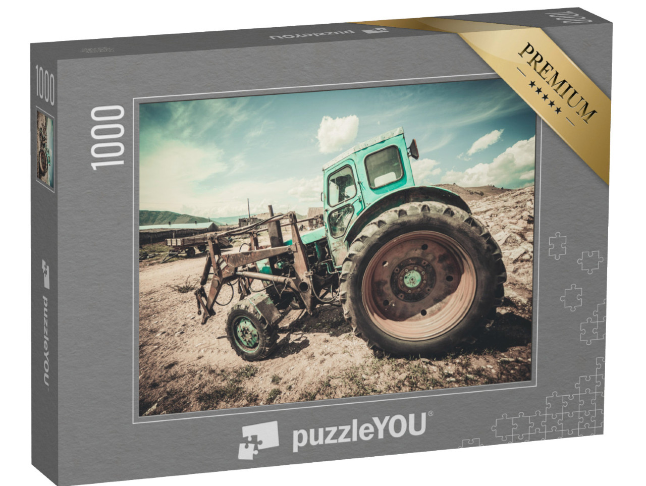 Puzzle 1000 pezzi „Vecchio trattore“