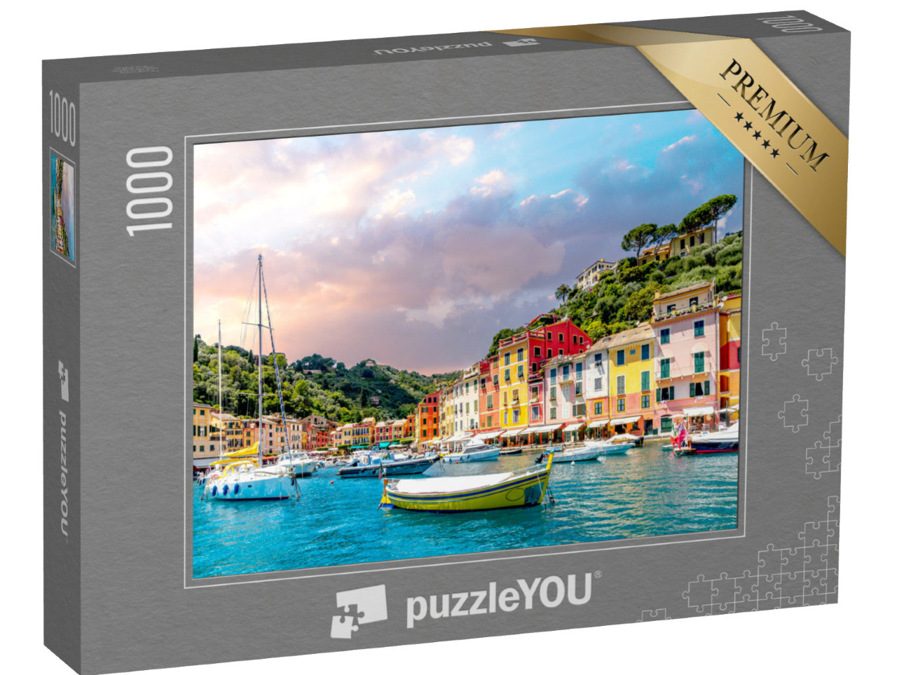 Puzzle 1000 pezzi „Marina di Portofino, Cinque Terre, Italia“
