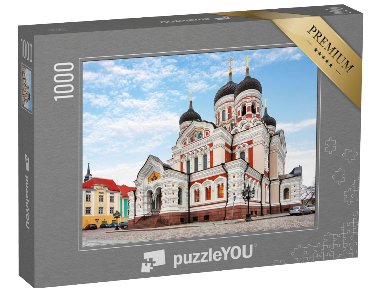 Puzzle 1000 pezzi „La cattedrale Alexander Nevsky nella città vecchia di Tallinn, Estonia“