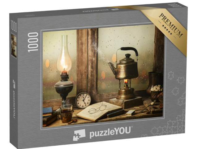 Puzzle 1000 pezzi „Letteratura e tè“