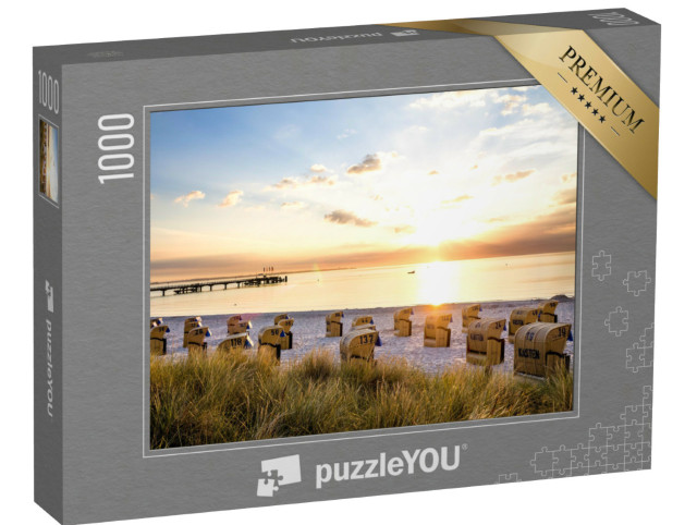 Puzzle 1000 pezzi „Spiaggia di Scharbeutz, Mar Baltico, Germania“