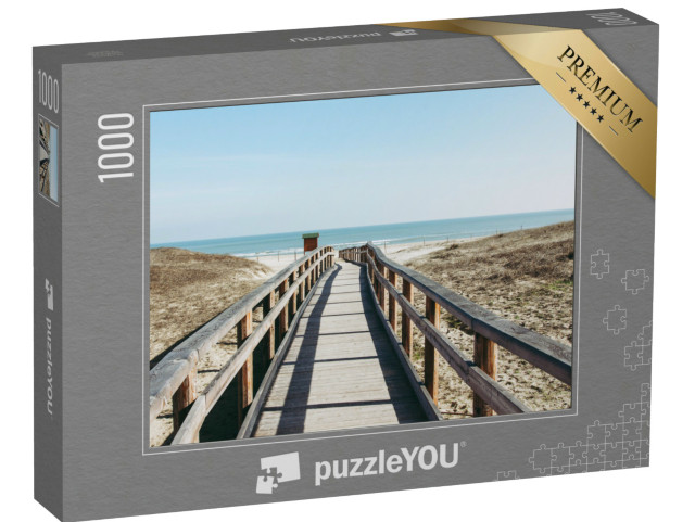 Puzzle 1000 pezzi „Spiaggia di Marina di Ravenna in Italia“