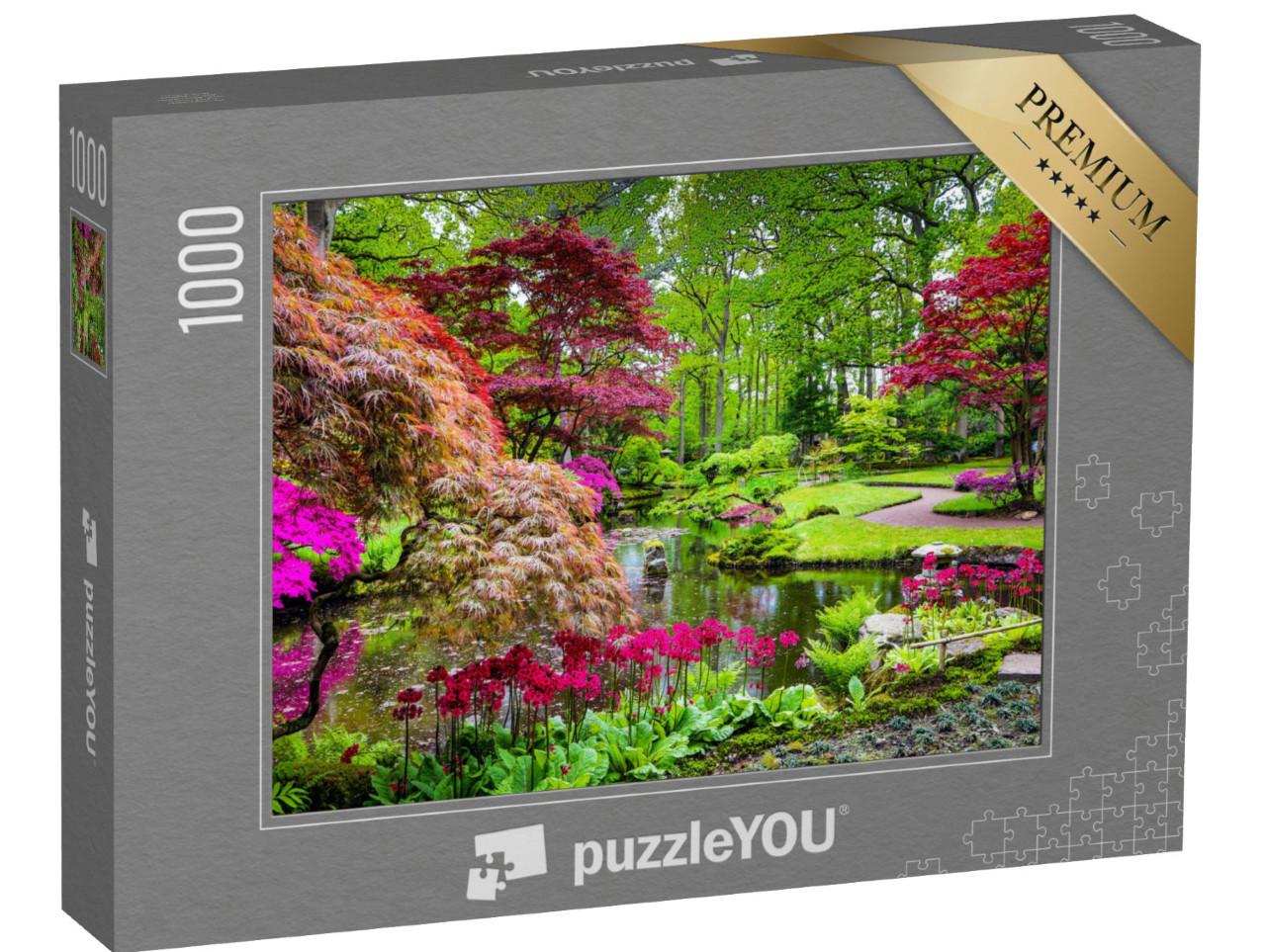 Puzzle 1000 pezzi „Giardino tradizionale giapponese all'Aia“