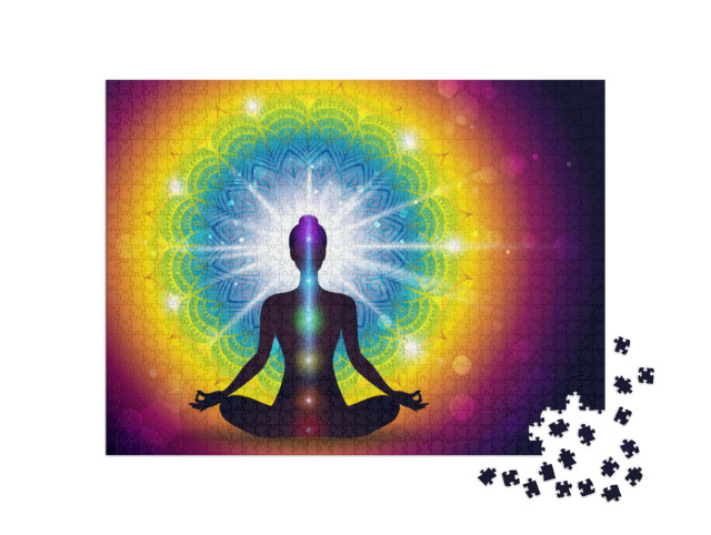 Puzzle 1000 pezzi „Effetti energetici dello yoga“