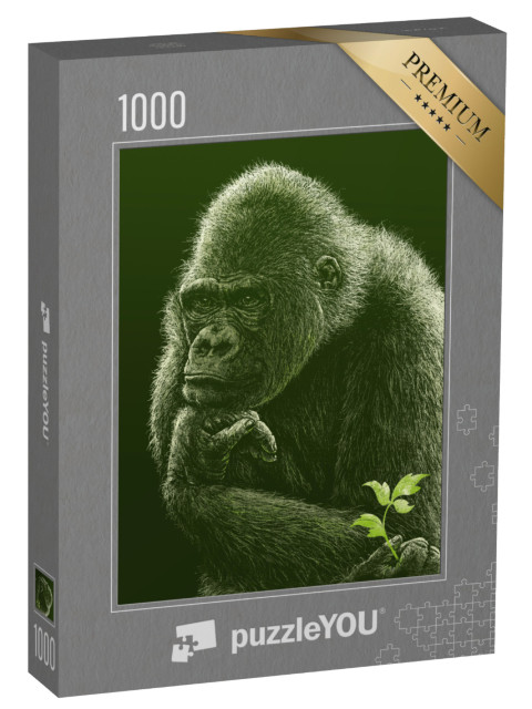 Puzzle 1000 pezzi „Gorilla“