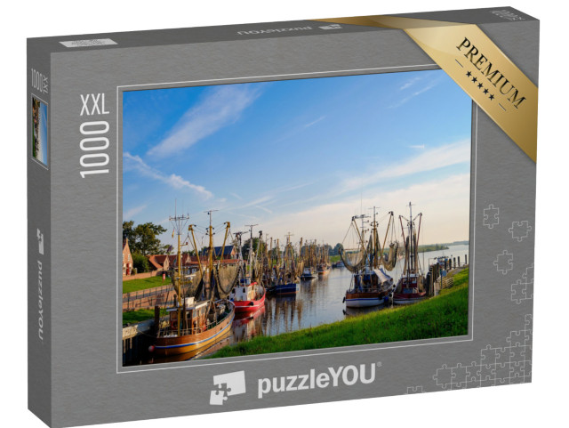Puzzle 1000 pezzi XXL „Porto di Greetsiel, Germania“