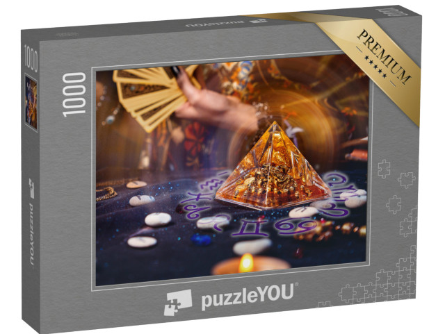 Puzzle 1000 pezzi „Piramide magica in vetro“