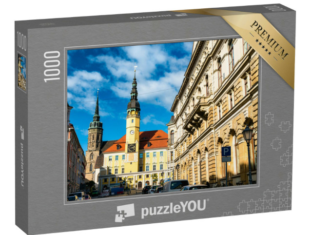 Puzzle 1000 pezzi „Il bellissimo municipio della città di Bautzen, Germania“