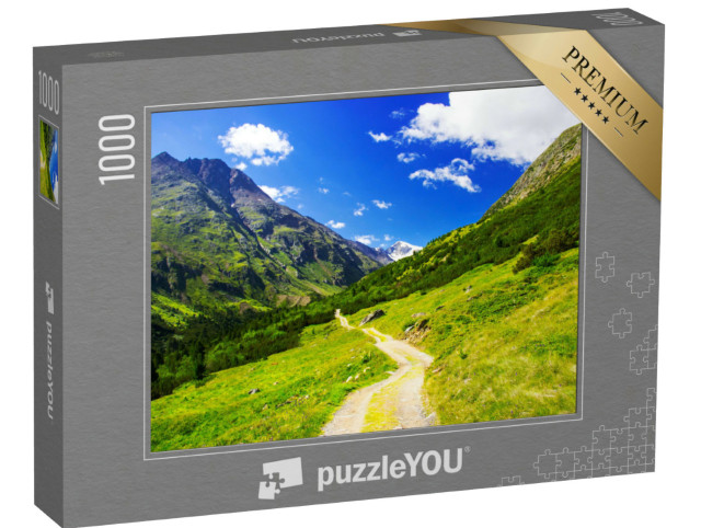 Puzzle 1000 pezzi „Bella vista sulle montagne - Ötztal, Tirolo“