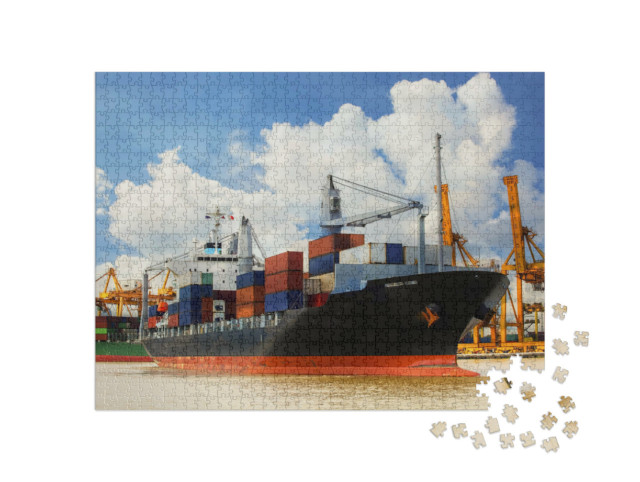 Puzzle 1000 pezzi „Porto marittimo in Thailandia“
